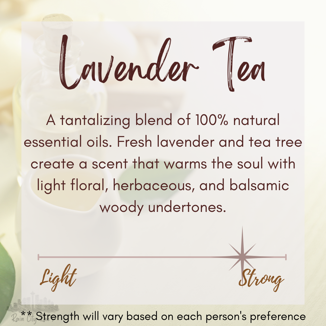 tea tree vs lavender essential oil Lavender Tea 4 oz Petite Candle
