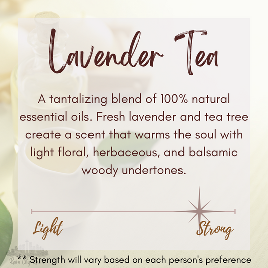 Lavender Tea 4 oz Petite Candle | Essential Oils