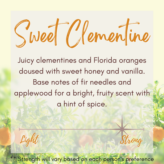 Sweet Clementine 13 oz Luxury Candle