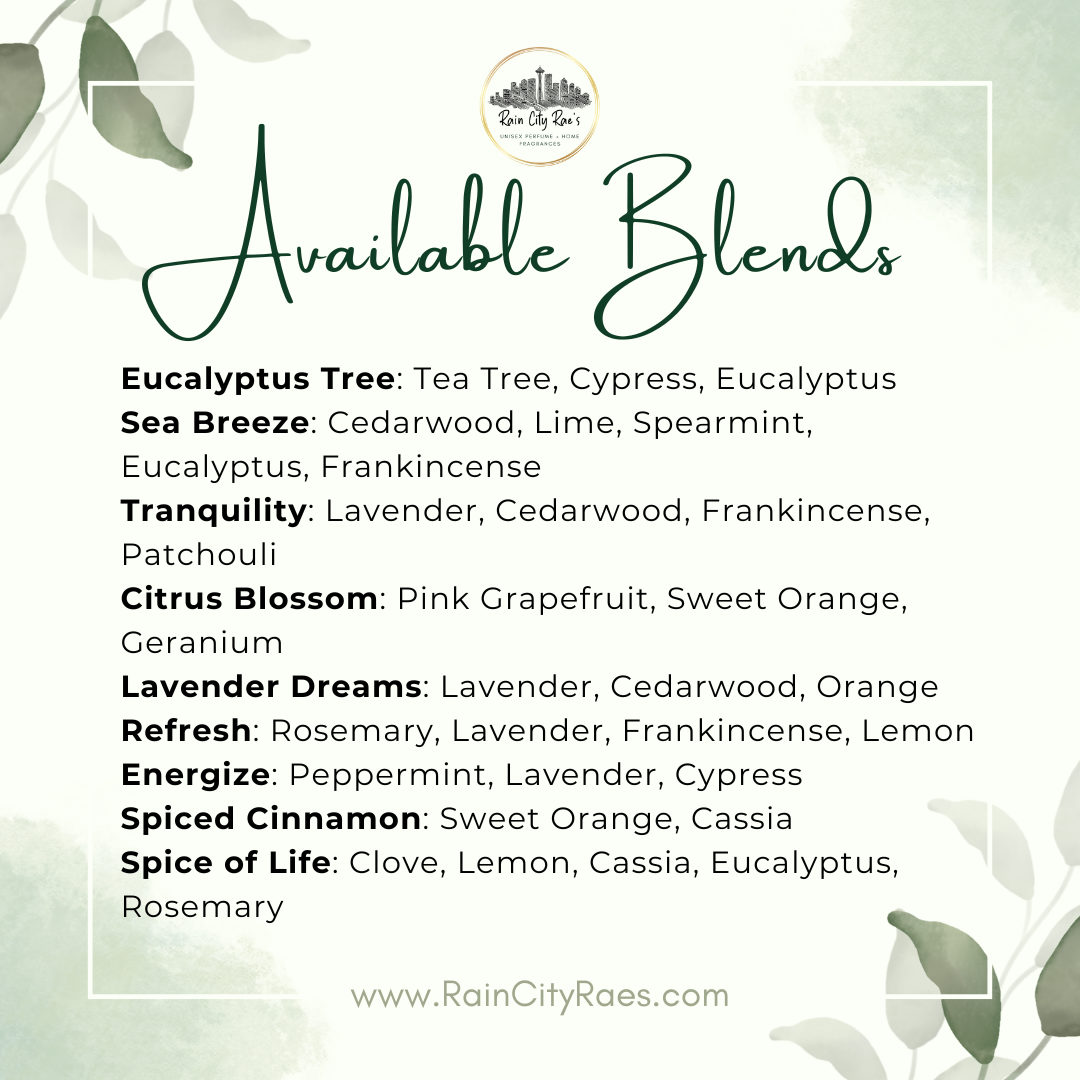 Undiluted Essential Oil Blends