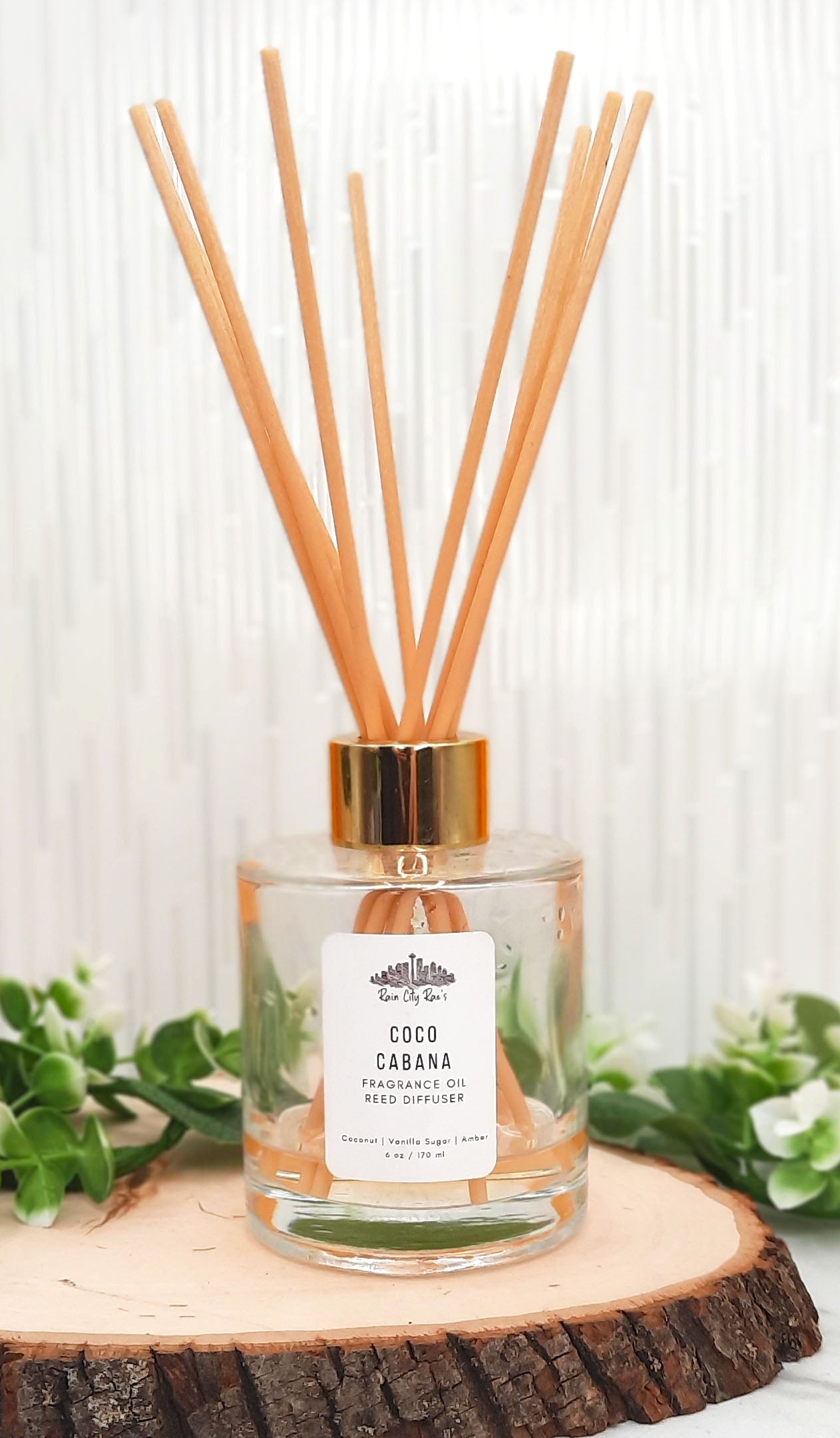 Coco Cabana Reed Diffuser by Rain City Rae's
