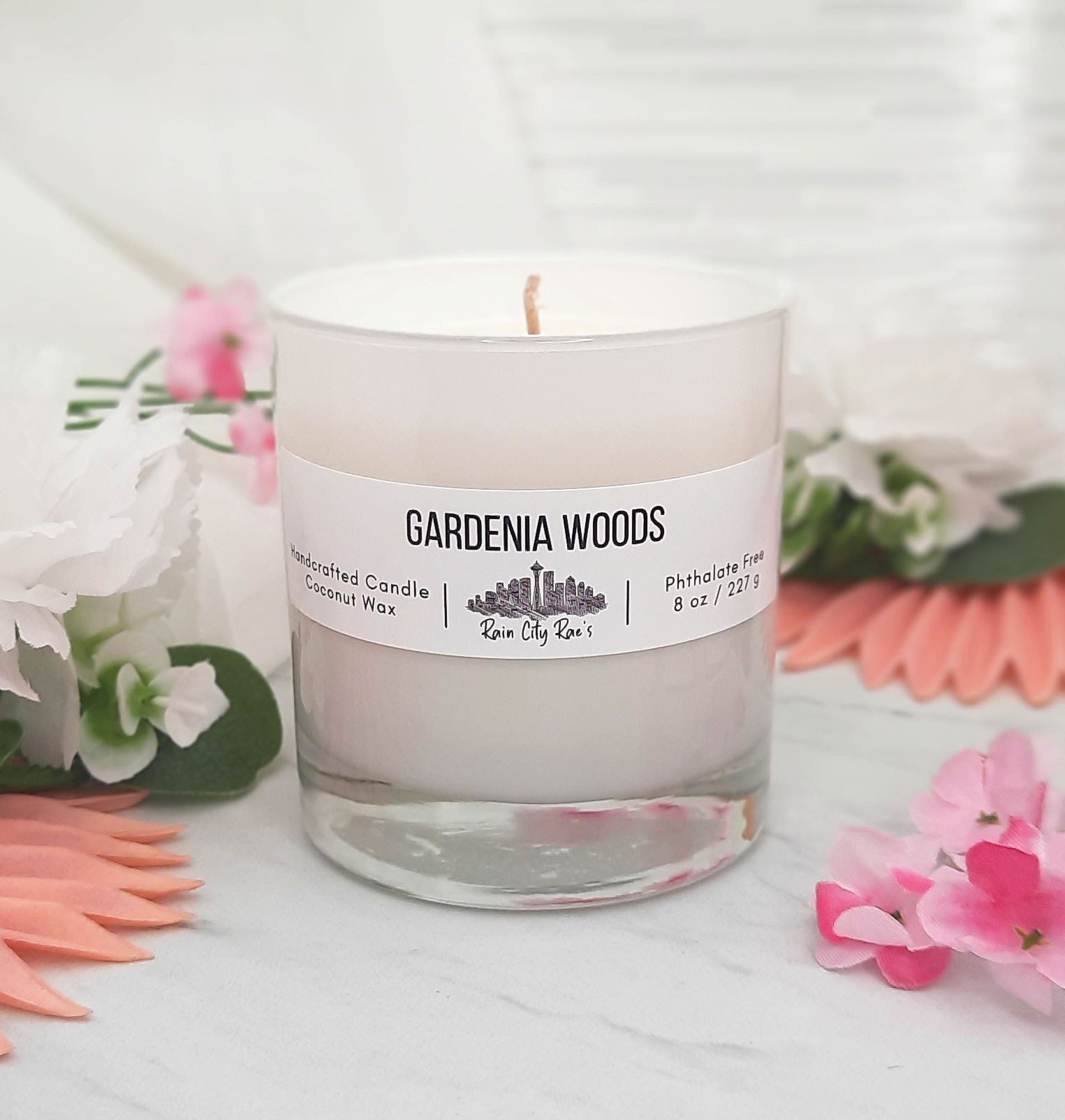 Sandalwood | Wood Wick Candle with Natural Coconut Wax Standard 8 oz