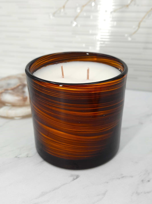 Sea Salt 15 oz Amber Candle