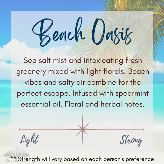 Beach Oasis 13 oz Luxury Candle