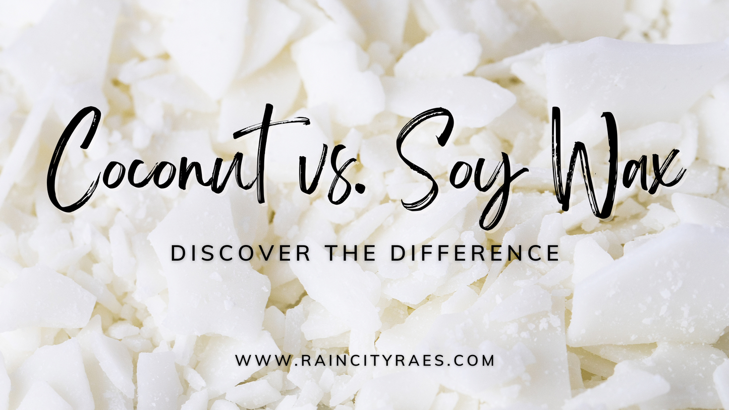 Coconut Wax versus Soy Wax Candles: Which candle wax is best?