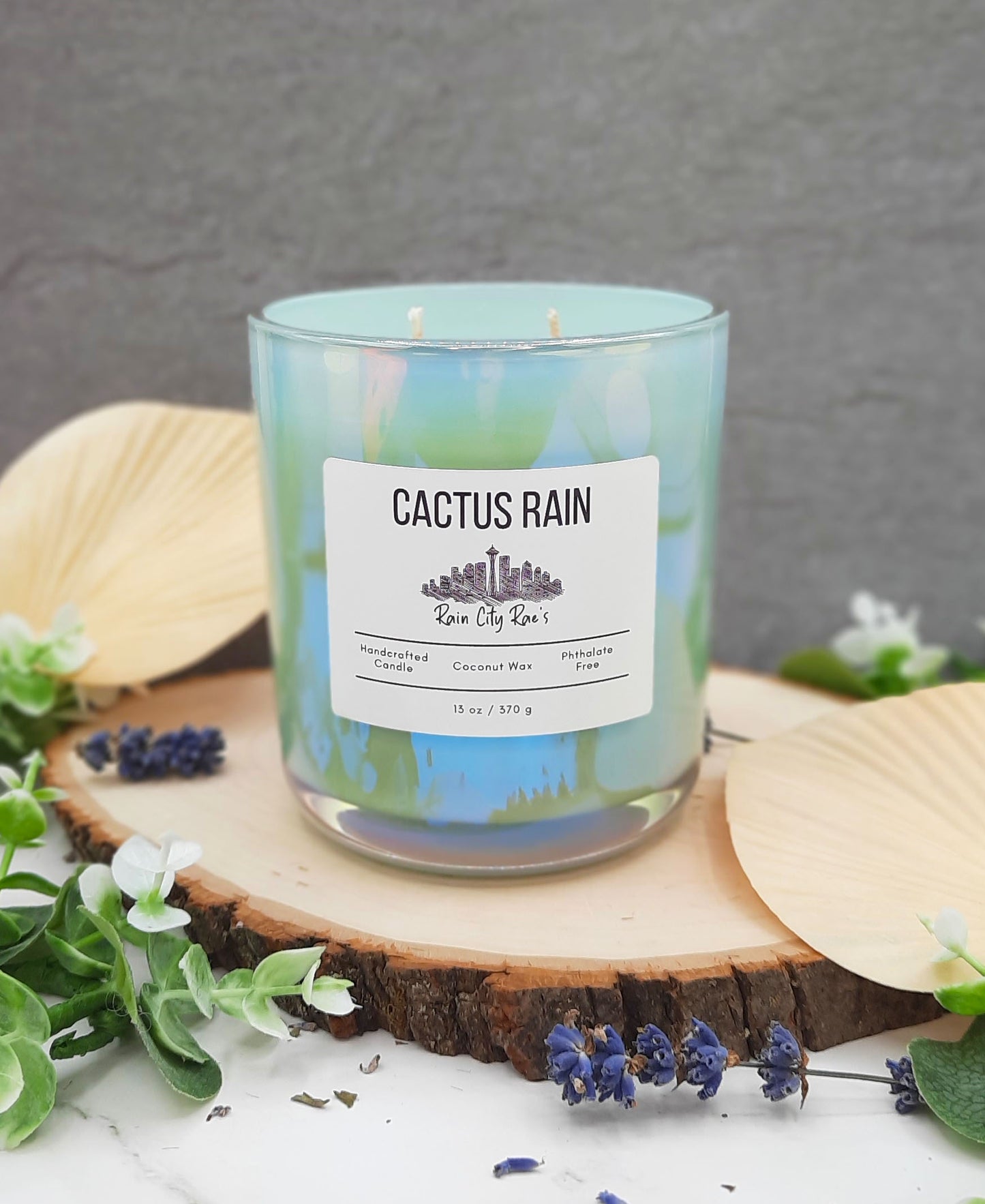 Cactus Rain 13 oz Luxury Candle