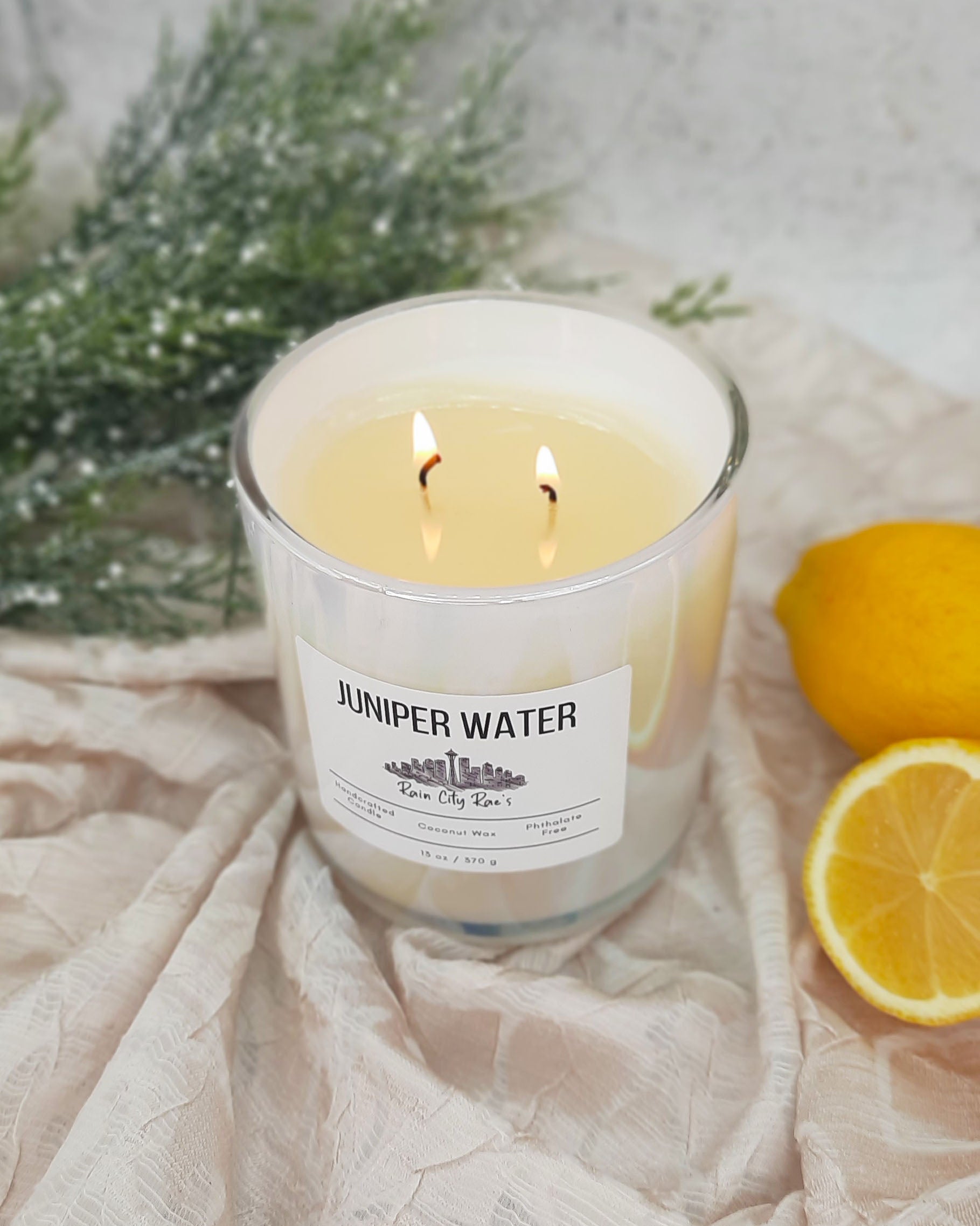 Rain City Raes Juniper Water Candle - Thumbnail 4