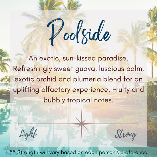 Poolside 8 oz Frosted Candle