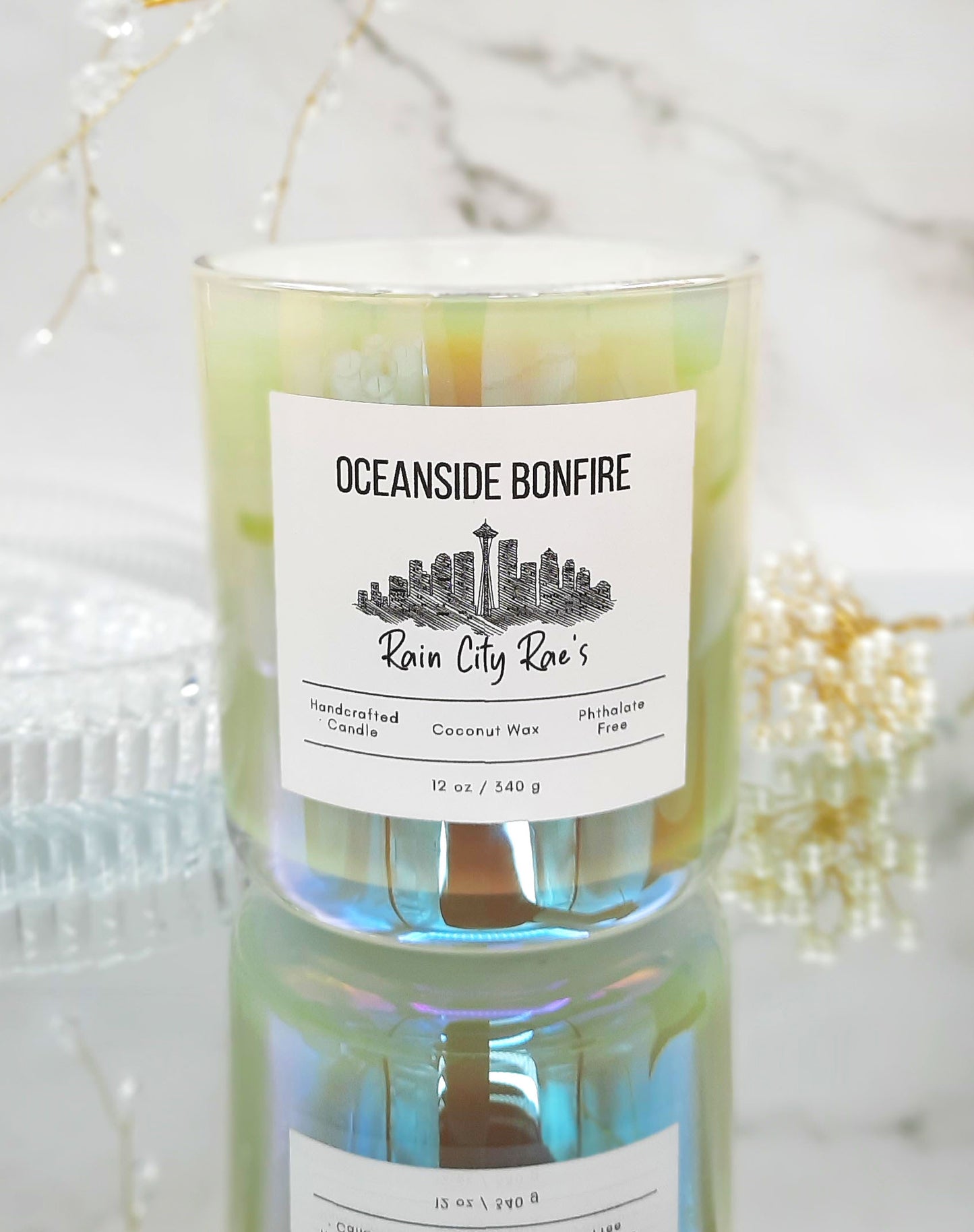Oceanside Bonfire 13 oz Luxury Candle