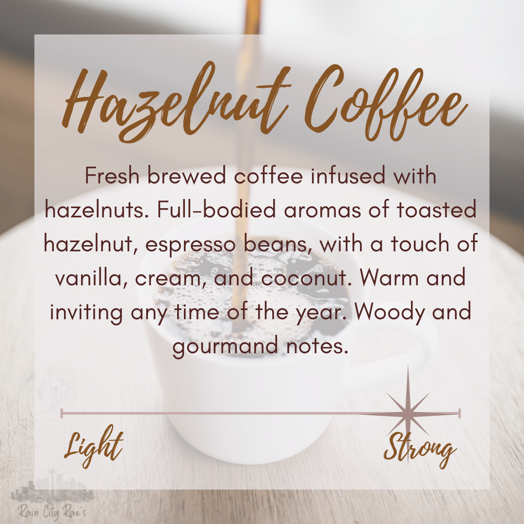 Hazelnut Coffee 4 oz Candle | White Travel Tin